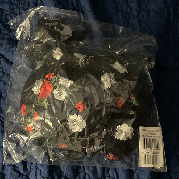 Floral Mesh Body Suit / Teddy - Picture 6 of 6